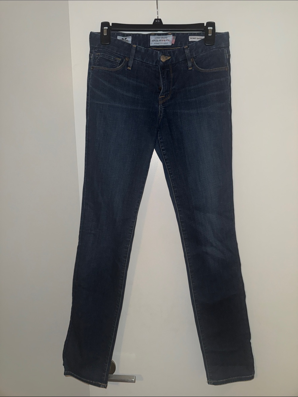 Lucky Brand Women's Straight Leg Jeans in Dark Indigo